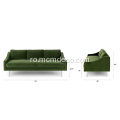 Canapea din stofă verde Mirage Grass